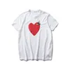 Zagraj w designerskie koszule dla mężczyzn T-shirt moda swobodne koszulki bawełniane haftowa koszulka miłosna luźna swobodna tshirt w stylu drukowane letnie koszulki