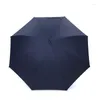 Parapluies pour hommes, luxe avancé, tige droite, couture à la main, rétro, automatique, Protection solaire, tous temps, équipement de pluie UV