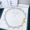 Certificati Gra di moda in argento massiccio 925 da 8 mm Bracciale Hip Hop Vvs1 Moissanite con diamanti a forma di cuore con catena a maglie cubane