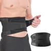 Attelle de soutien de taille pour le dos, soulagement de la douleur inférieure avec 4 séjours, ceinture lombaire, doubles sangles réglables