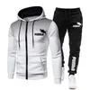 Men's Tracksuits Set Autumn And Winter Two-piece Hoodie Drawstring Pants Casual Running Sportswear Classic Women's