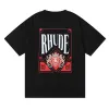 Printemps été Rhude T-shirt homme T-shirts femmes T-shirts Skateboard surdimensionné hommes T-shirt à manches courtes marque de luxe T-shirts pour hommes taille américaine S-XXL 773816550