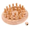 Детская деревянная палочка для памяти, шахматная игра, игрушка, детский развивающий блок Монтессори, подарок для детей, ранняя развивающая деревянная игрушка