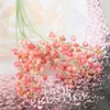 Fleurs décoratives multicolore fleur artificielle caoutchouc souple muguet 7 Branches carillon éolien Simulation plantes mariage faux