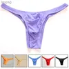 Slips culottes 2019 hommes string Spandex Nylon Gay hommes tongs et G cordes Sexy poche convexe sous-vêtement bikini Cueca gay hommes sous-vêtements jockstrap YQ240215