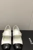 2024 Дизайнерская обувь парижская женская модная обувь дизайнерские обувь роскошные каналы высокие каблуки, вышитые кожа