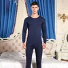 Sous-vêtements thermiques pour hommes, ensembles chauffants d'hiver pour hommes, combinaisons longues et fines pour jeunes