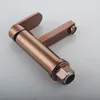 Bathroom Sink Faucets 2 Styles Luxury Single Handle Faucet Rose Gold Plated Space Aluminum Basin Mixer Tap