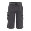 Men's Shorts Summer Overalls Thin Loose Mens MultiPocket With Phone Pocket House Boy Slim Fit Cargo Pants For Men Man