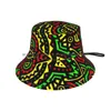 Berets Traditional African Pattern With Rasta Colors Beanies Knit Hat Kente Cloth Patterns West Dots