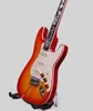 متجر مخصص Stevie Ray Vaughan SRV رقم واحد Hamiltone Cherry Sunburst St Electric Guitar Bookmatched Curly Maple Top Flame MA8380201