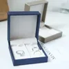 Smyckespåsar Portable Ring Holder Storage Present Box Display Package Case Case örhängen Boxar