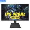 Дюймовый монитор 400 Гц для игровых геймеров WLED IPS-дисплей HD Настольный ПК Экран компьютера Плоская панель Совместимость с DP/HDMI/1920 1080