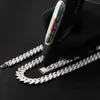 SMN51 Hot Selling Sterling Sier Jewellery 6mm Pass Diamond Tester Iced Out Hip Hop VVS1 Moissanite Cuban Chain Necklace