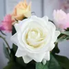 Fleurs décoratives branche unique simulant Rose soie cadeau de saint valentin centre commercial vitrine artificielle pour la décoration