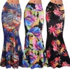 Skirts S-3xl Spring Elastic High-waist Long Pencil Skirt For Women 2024 Printed Maxi Faldas Largas Mujer Para Fiesta