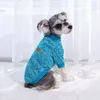 Dog Apparel Crew Neck Sweatshirt Soft Puppy Knitwear Costume Winter Clothes For Small Dogs Chihuahua Coat Schnauzer Pug Outfits