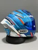 Shoei Integral X14 X-14 X-Spirit Alex Marquez 73 TC-02 Casco de Moto Visera antivaho Hombre Montando Coche Casco de Moto de Carreras de Motocross - Casco NO ORIGINAL