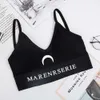 Tasarımcı Kadın Giysileri Yaz Yeni Ay Derin Üstler Yelek Sargılı Göğüs Kız Deniz Serre Seksi Kayış İç Çamaşırı V yaka Sütyen Güzellik Back Camisole Topst7KK X1OC