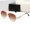 Lunettes de soleil de luxe pour homme femme unisexe Designer Goggle Beach Sun Glasses Retro Small Frame Design Top Quality With Box1
