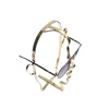 Dekorativa plattor Glasögon Holder Stand Iron Head Form Solglasögon Display Rack Spectacle Storage Eyewear