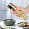 Garrafa de óleo em spray de vidro criativa, garrafa em spray para tempero, tipo prensa, garrafa de óleo em spray, pote de molho de soja 240129