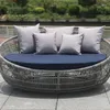 Camp Furniture Outdoor-Sofabett, Vogelnest, Garten, rundes Bett, Schwimmbad, Strand, wasserdicht, Sonnenschutz, Rattan