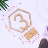 20pcs Wedding Table Numbers Seat Cards Number Signs Place Holder for Party Decoration 240127