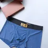 Designer Luxury louiseities Mens Classic Underwear Solid Color Boxer Pants Cotton Breathable Comfortable Underpants Three Piece With Box 02102