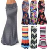 Skirts S-3xl Spring Elastic High-waist Long Pencil Skirt For Women 2024 Printed Maxi Faldas Largas Mujer Para Fiesta