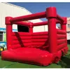 Atacado comercial ao ar livre 4x4m vermelho inflável bounce house casamento castelo inflável fotos de casamento para venda