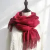 Scarves Ligentleman 2024 Happy Year Red Scarf