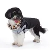 Dog Apparel Pet Jacket Winter Clothes With Tiger Stripe Fur Collar Coat Puppy Clothing Waterproof Vest For Chihuahu