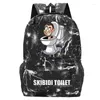 Sac à dos Skibidi Toilette Cartable Jeu Dessin Animé Impression Étudiant Garçons Filles Quotidien Bookbag Hommes Ordinateur Portable Sac À Dos Sac De Voyage Enfants Sac À Dos