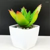 Decorative Flowers Simulated Succulent Plant Pineapple Lotus Flower Ornamental Bonsai Color Artificial Potted