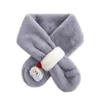 Écharpes enfants écharpe en laine pour garçons filles tricoté rayure cerise hiver enfants unisexe enfant en bas âge cou plus chaud bébé accessoires