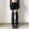 Etekler goth tulum mini etek y2k çıkarılabilir gevşek yaz vintage sokak kadınları Kore tarzı gündelik elbise punk 2024