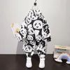 Set di abbigliamento Neonata Ragazzo Cotone Panda Set di vestiti Cerniera PJacket Pant 2 pezzi Neonato Bambino Tuta Completo completo 1-5 anni