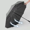 Parapluies manuel vent grand parapluie pour hommes et femmes affaires automatique pliant voyage ami famille