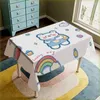 Table Cloth Kindergarten Flea Market Floor Charity Sale Booth Layout Stall Mat Buffet Tablecloth