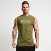 Canotte da uomo Abbigliamento estivo di marca Bodybuilding Stringer Top Canotte fitness da uomo Camicia senza maniche da uomo Gilet da allenamento in palestra