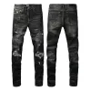 Hose Jeans Designer Herrenjeans Lila Jeans High Street Hole Star Patch Herren Damen Hose mit Sternstickerei Panel Stretch Slim-Fit Hose Hose 928717345