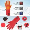 Daywolf uppvärmda handskar kvinnor elektriska laddningsbara batterivärmhandskar Vintersportskrivning av arbetshandskar för män mjuk foder 240124