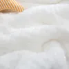 Coperte Coperta per bebè Fasciatoio Born Thermal Fluffy Fleece Inverno Solid Plaid Trapunta per culla Set di biancheria da letto Infant Swaddle Wrap