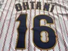 BG Baseball Jersey Japan 16 Ohtani Jerseys Sybroderi Sport utomhus Högkvalitativ White Stripe World 240122