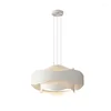 Hängslampor Vita LED -lampor Modernt enkelt vardagsrum Studie Lamp Dining Office Bar Restaurang Hem DECO HANGING LIGHT