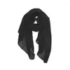 Шарфы, женский модный мусульманский шифоновый шарф, однотонный хиджаб, дизайнерская шаль, элегантный головной платок, удобная повязка