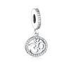 Authentique 925 argent Sterling charme Alphabet chiffres célébrer 30 ans anniversaire pendentif perle Fit marque Bracelet bricolage bijoux8037799