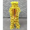 Single Lion Dance Mascot Costume Adult Children Lion Awakening Outfit of Traditional Chinese Folk Performance Props Complete Set