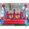 wholesale free ship outdoor Games Advertising Inflatables & activities 4x3m shooting out hoops inflate Giant Inflatable Basketball Hoop game for kids and adults